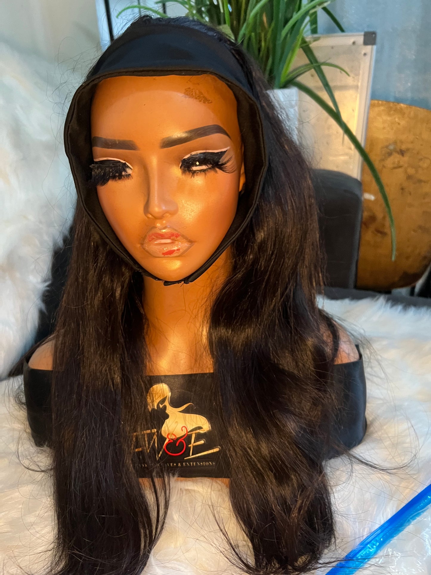#222 HairBand Wig in 20 inches as is