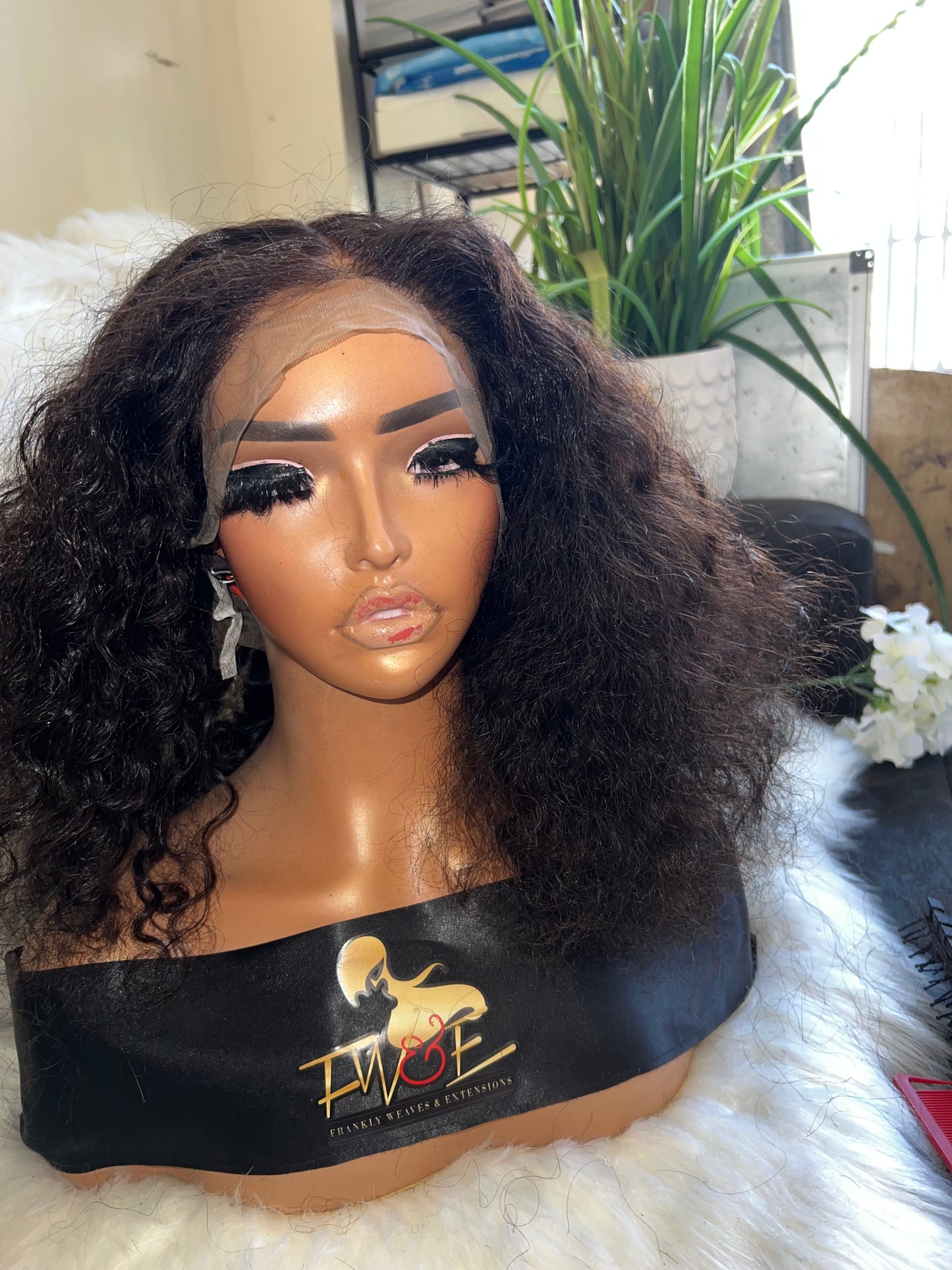 #93 13X4 Curly Deepwave in 16 inches