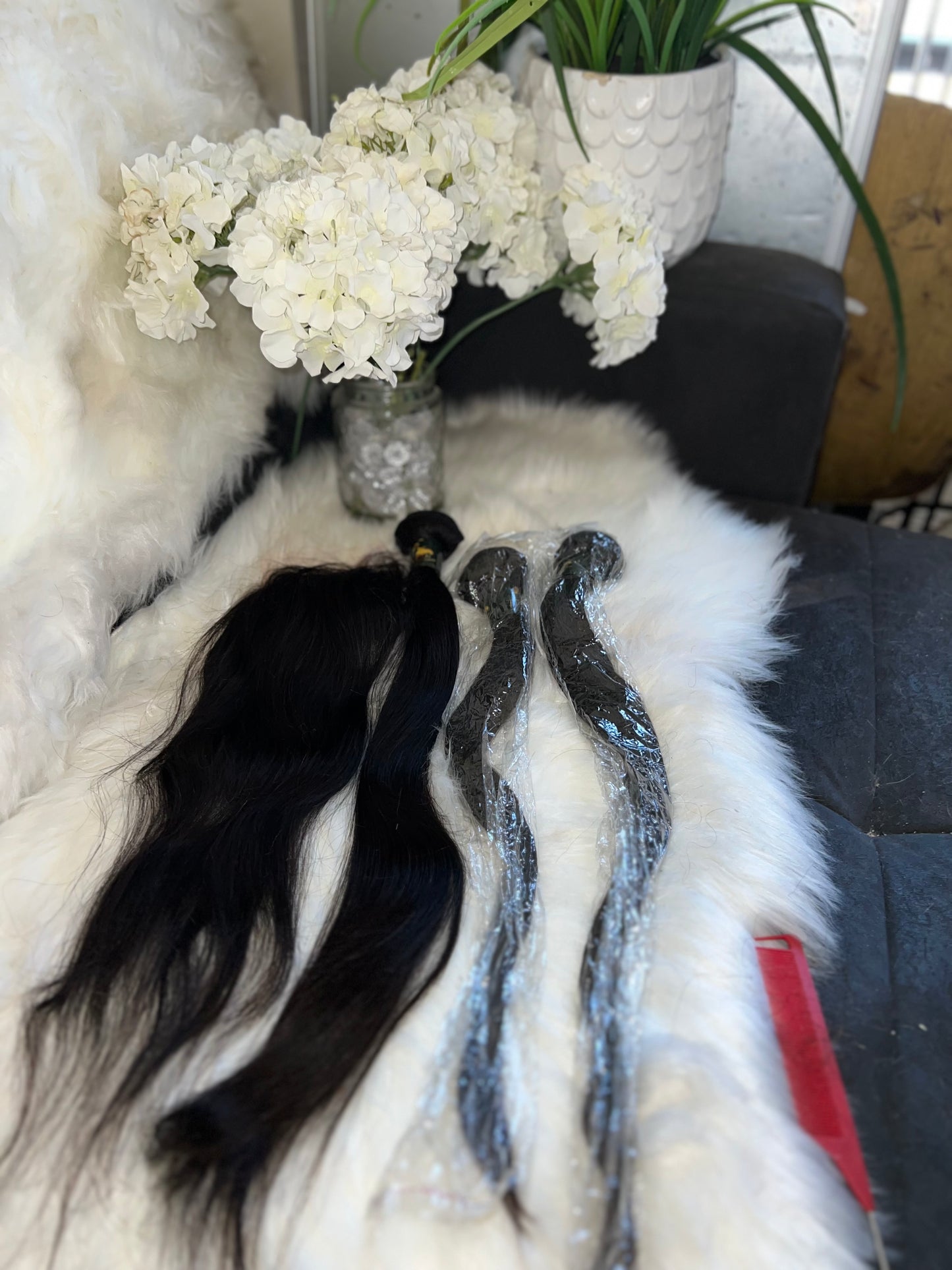 #82 Raw Straight -Indian Hair bundle deal 18.20.22