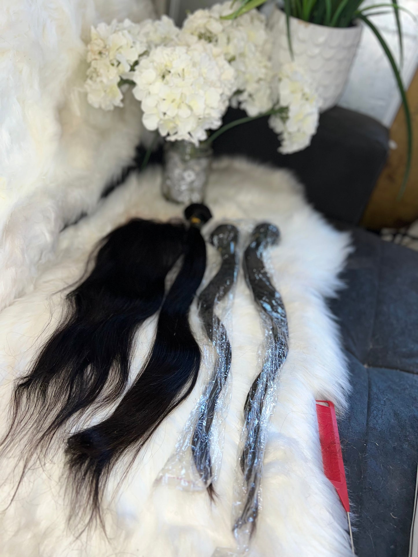 #82 Raw Straight -Indian Hair bundle deal 18.20.22
