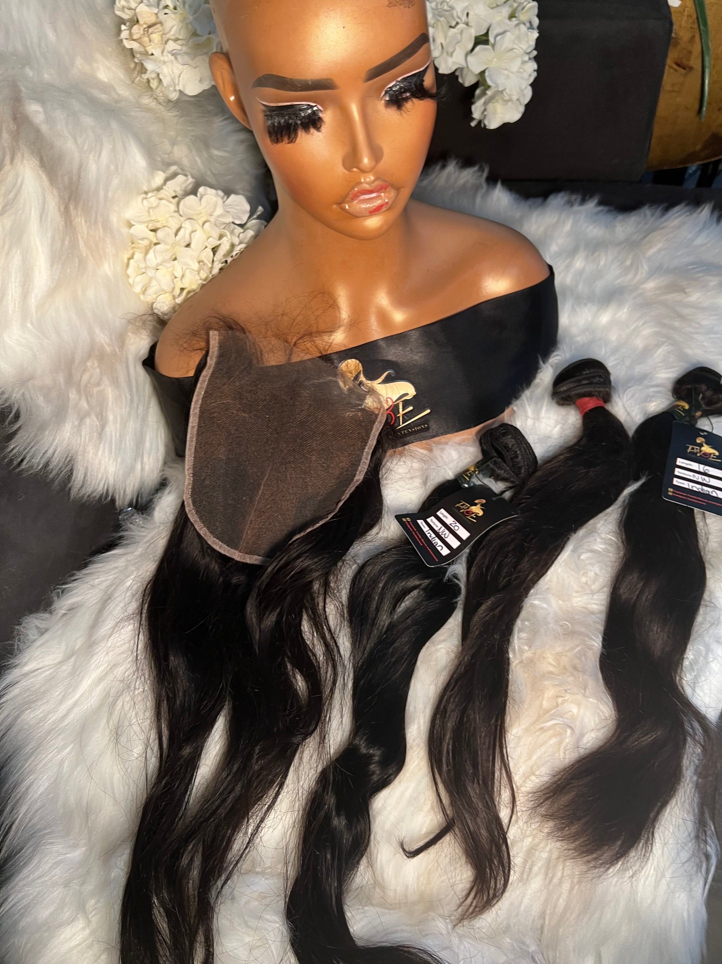 # 63 Natural Wave Bundles 16.18.20 w HD Closure