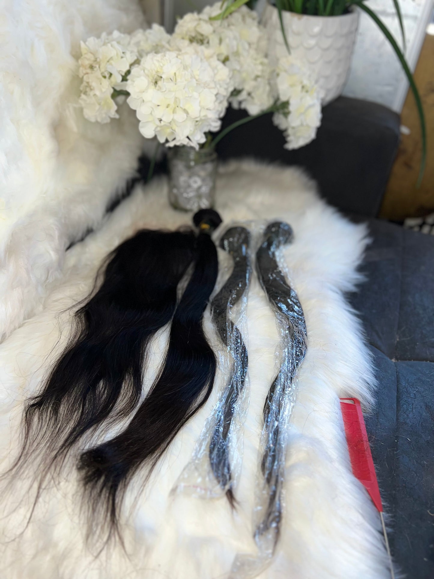 #82 Raw Straight -Indian Hair bundle deal 18.20.22