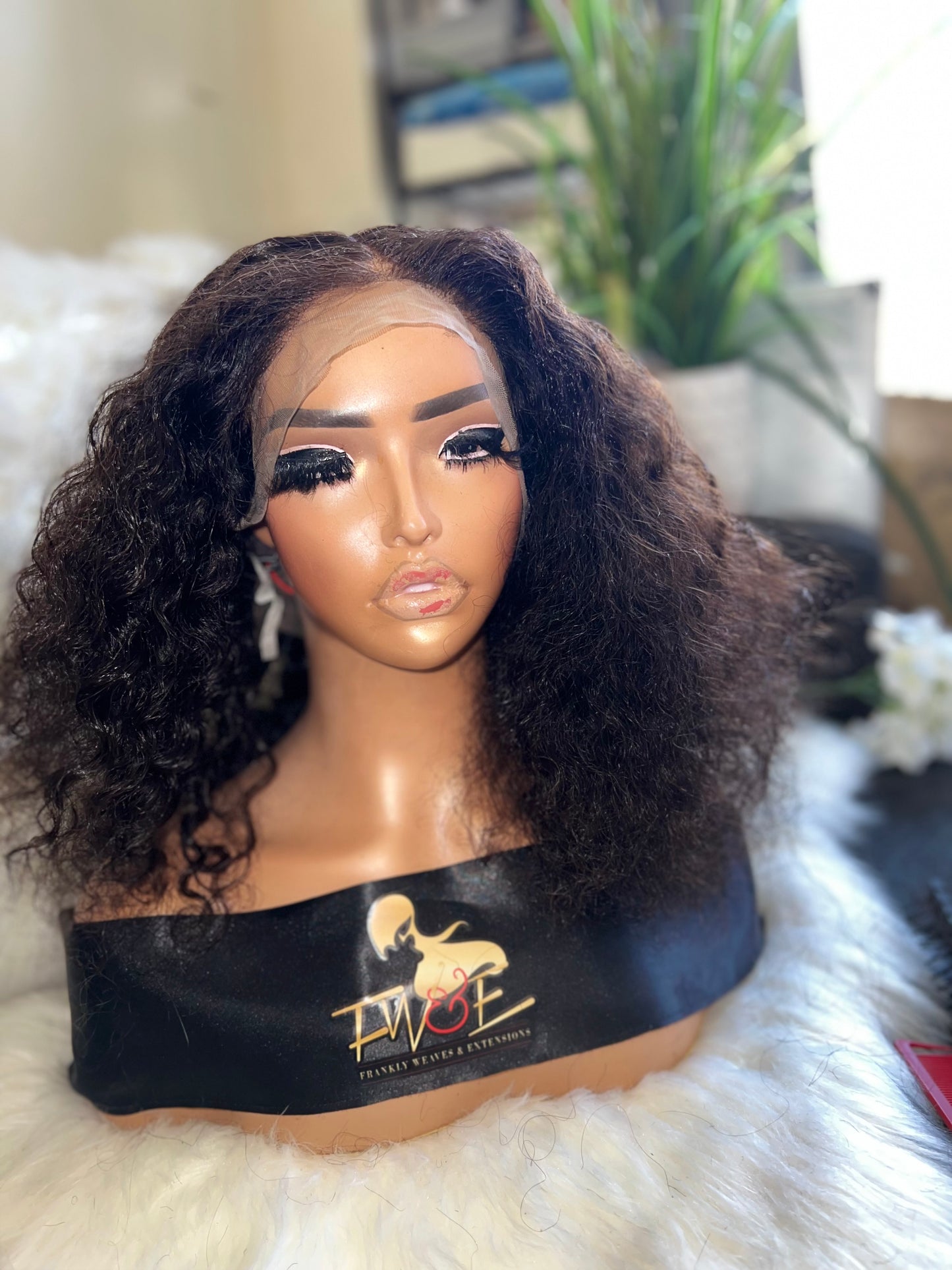 #93 13X4 Curly Deepwave in 16 inches