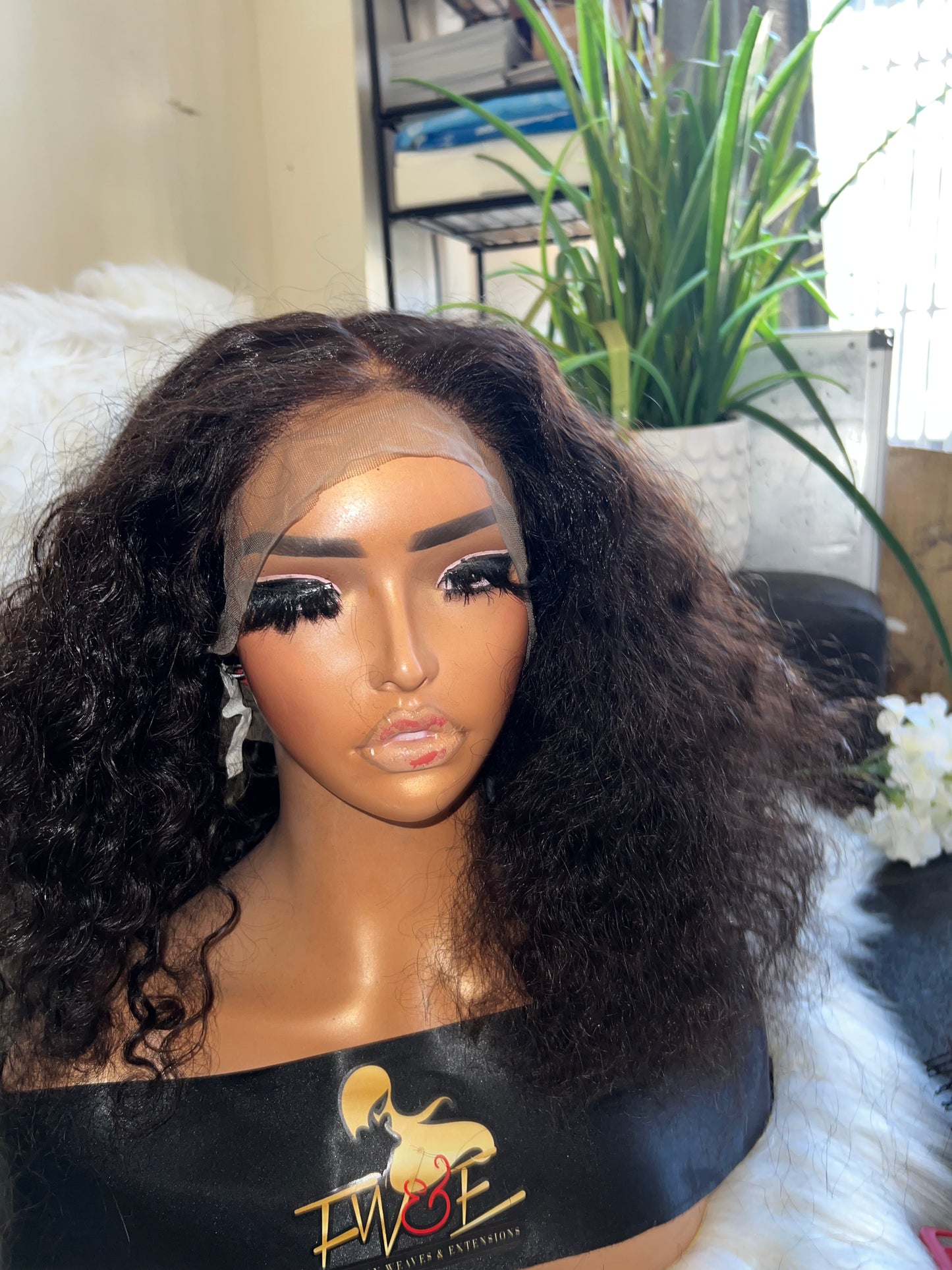 #93 13X4 Curly Deepwave in 16 inches