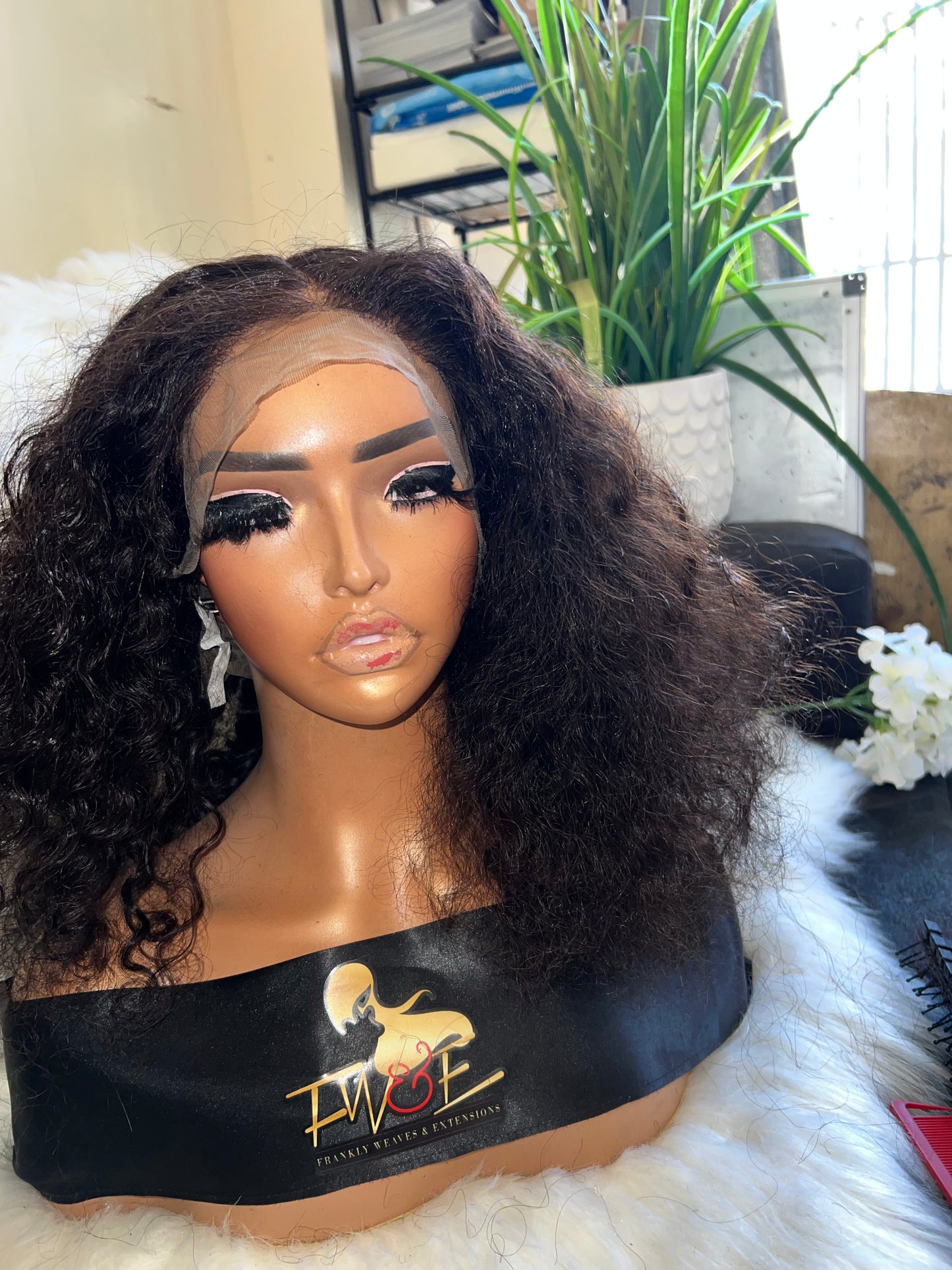 #93 13X4 Curly Deepwave in 16 inches