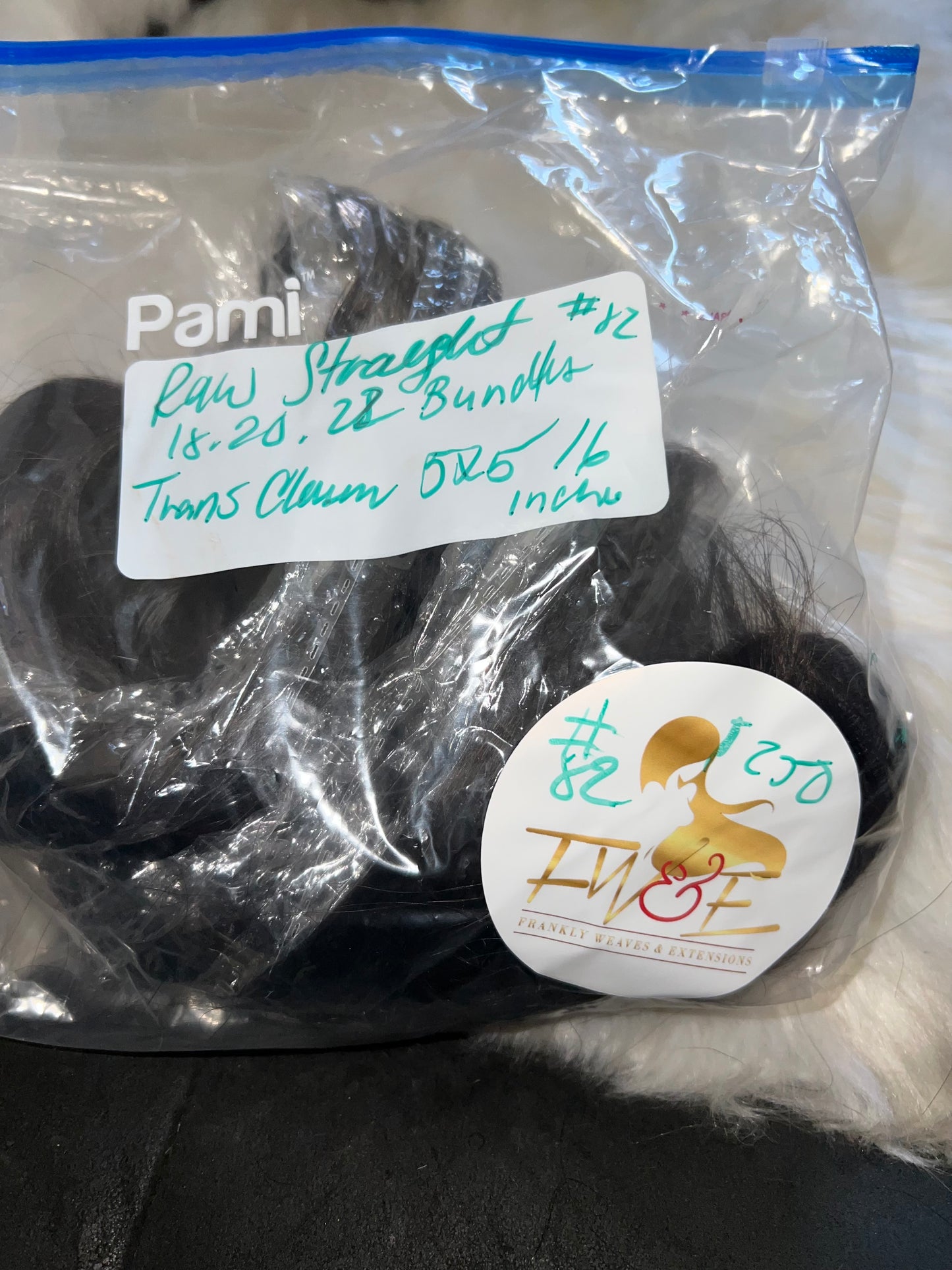 #82 Raw Straight -Indian Hair bundle deal 18.20.22