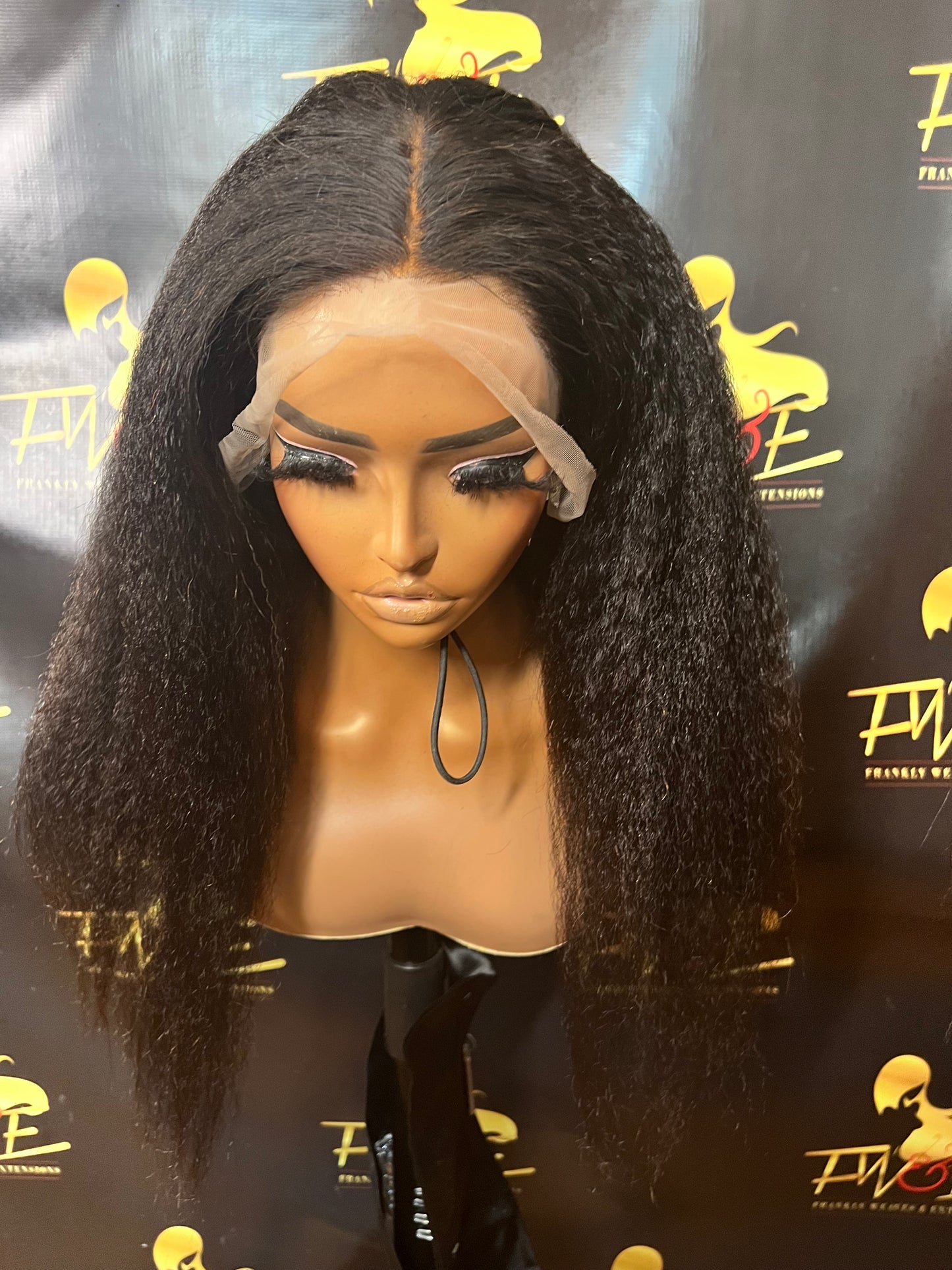Copy of (37)13*4 kinky Straight 18 inches