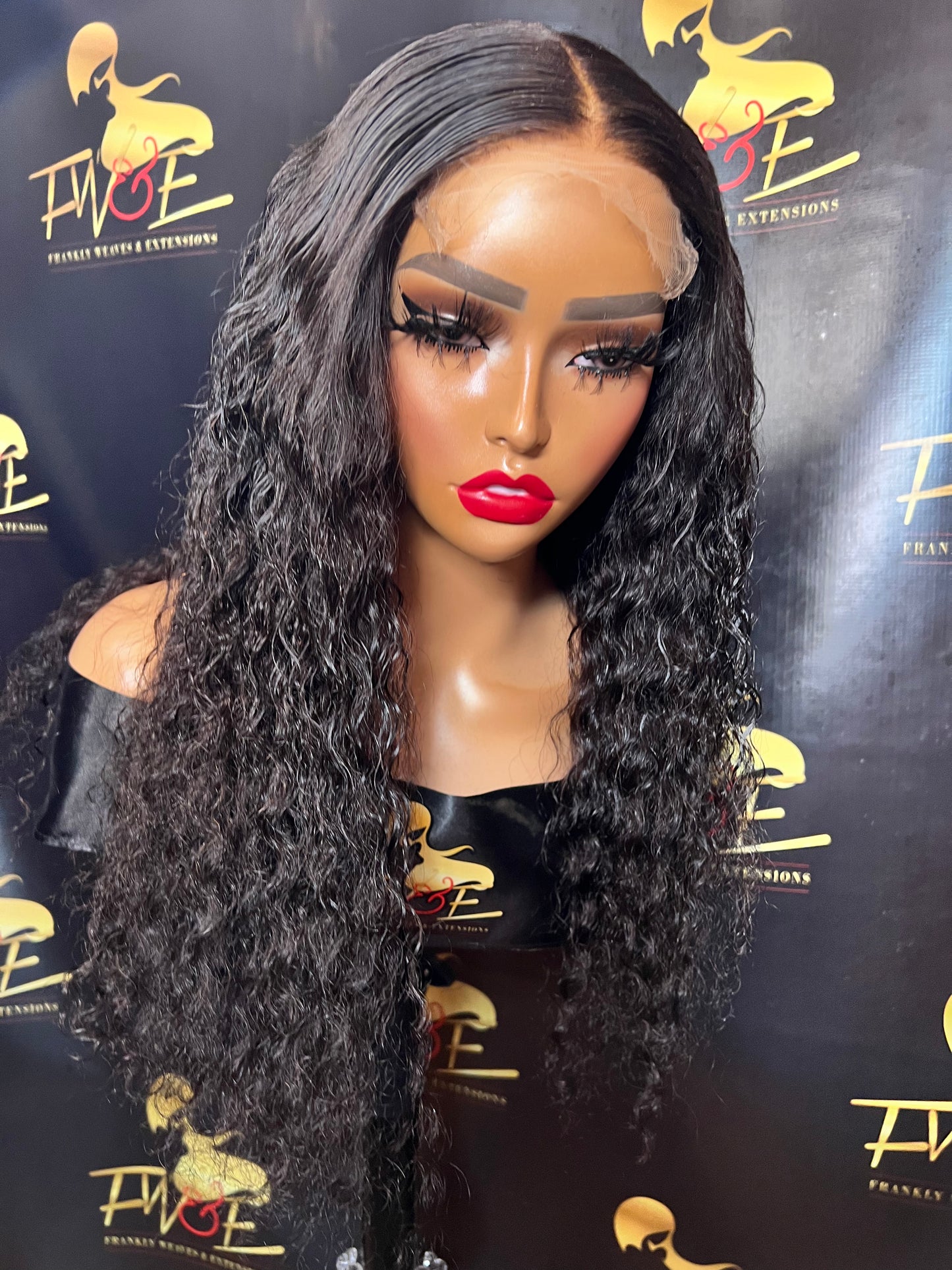 (20) 5*5 HD lace Curly