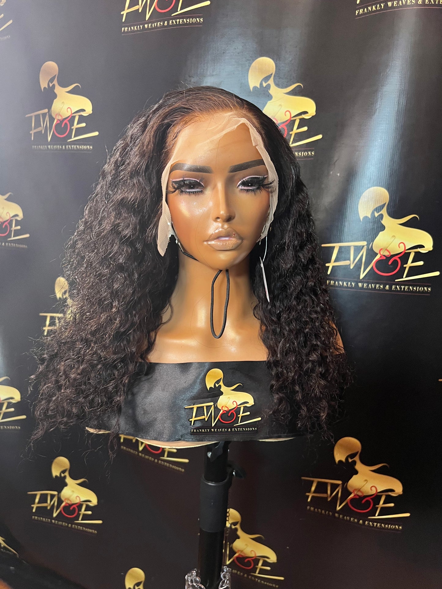 (14) 13*6Transparent curly 16 inches