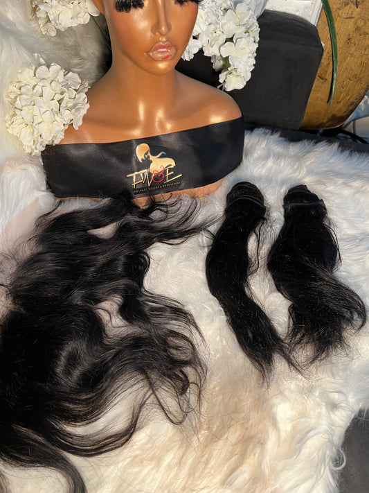 #66 Jet Black 13X5 Frontal