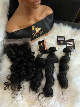 # 77 Body Wave Bundle Deal 20.20.24 w Bonus frontal