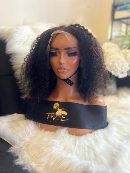 #84 13*5 curly bob in 14inches