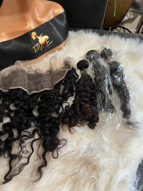 #80 Indonesian Bundles ..18.20.22 w Frontal