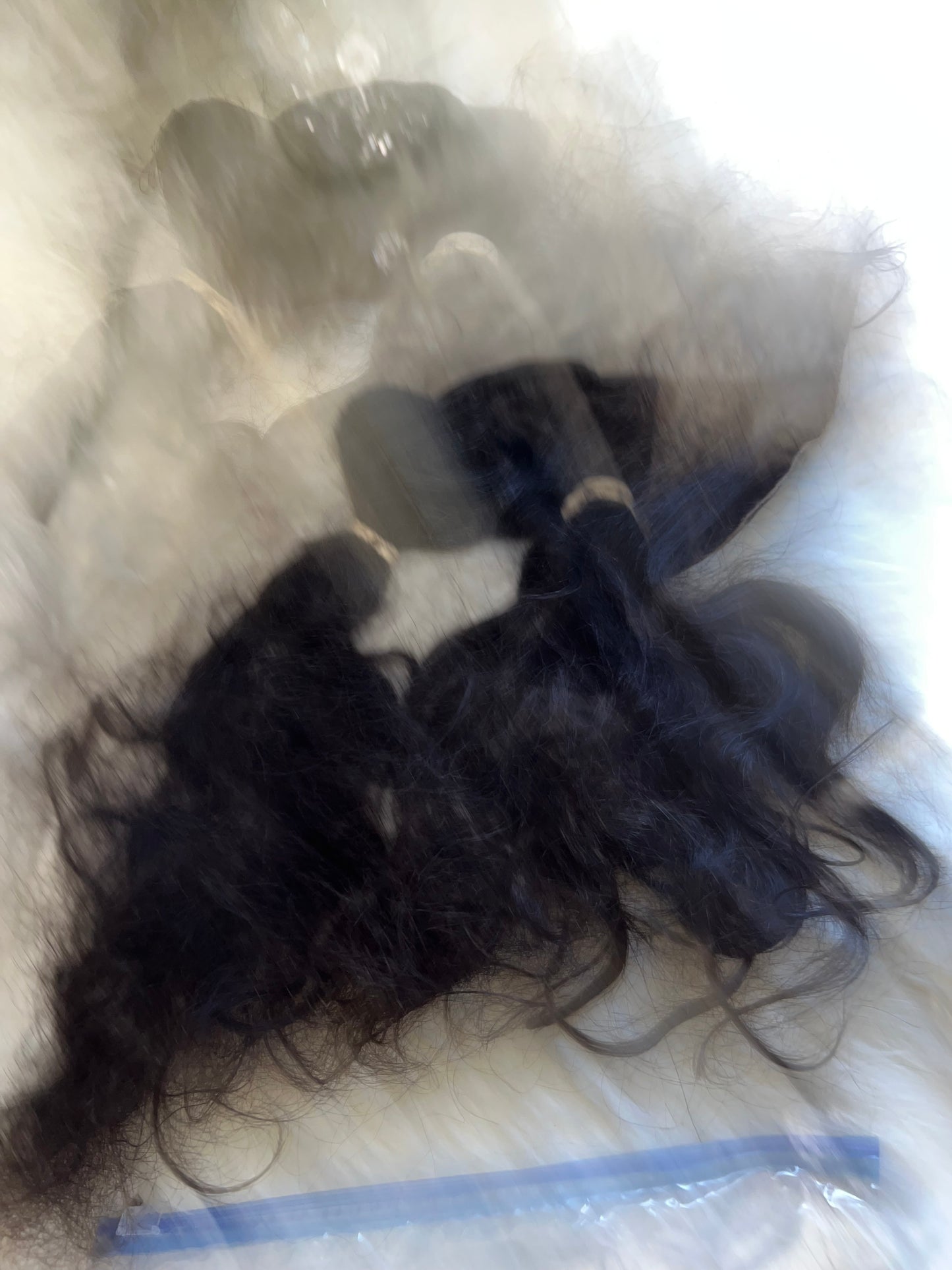 #74 Indian hair Bundles 18.20 and 7X7 closure