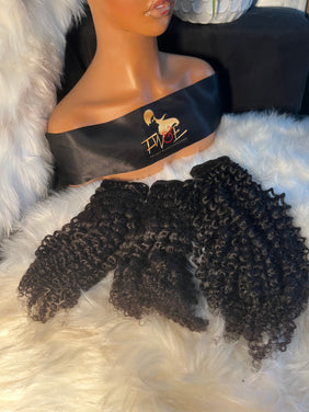 #73 Kinky curly -Indonesian 18.20.22 bundles