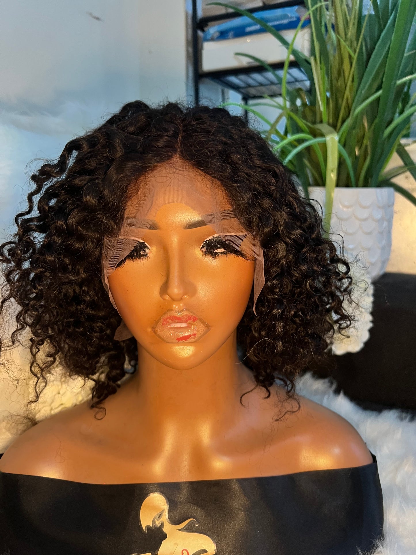 #94 Bob Curly Wig in 12 inches as is