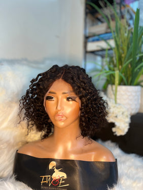 #94 Bob Curly Wig in 12 inches as is