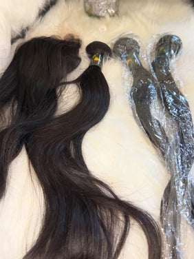 #82 Raw Straight -Indian Hair bundle deal 18.20.22