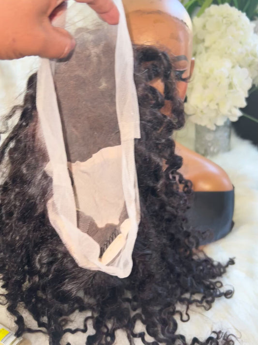 #89 360 Curly Wig 16inches