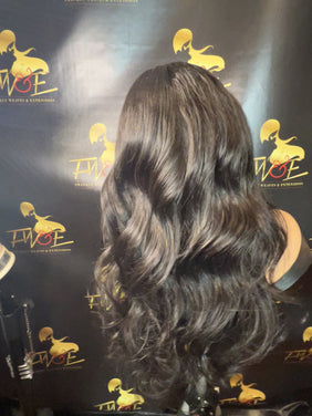 (26) 5*5 HD closure wig 20 inches