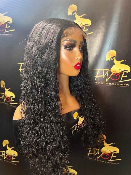 (21) 5*5 Jet Black 16inch Curly