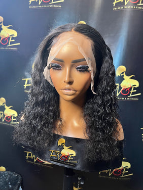 (30) 13*5 Jet black curly 16 inches