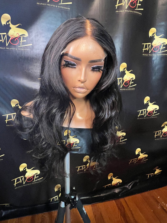 (26) 5*5 HD closure wig 20 inches