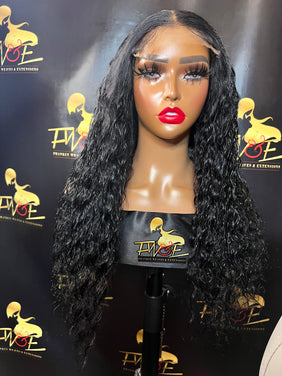 (21) 5*5 Jet Black 16inch Curly