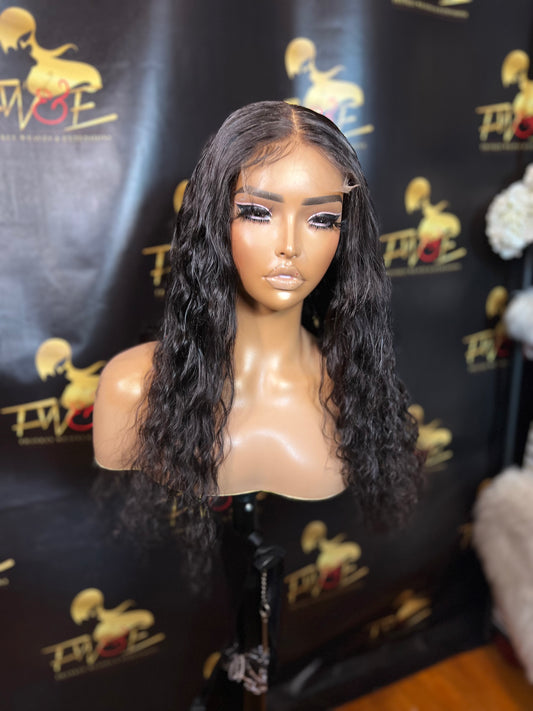 (43) 5*5 HD Deep Curly 18 inches