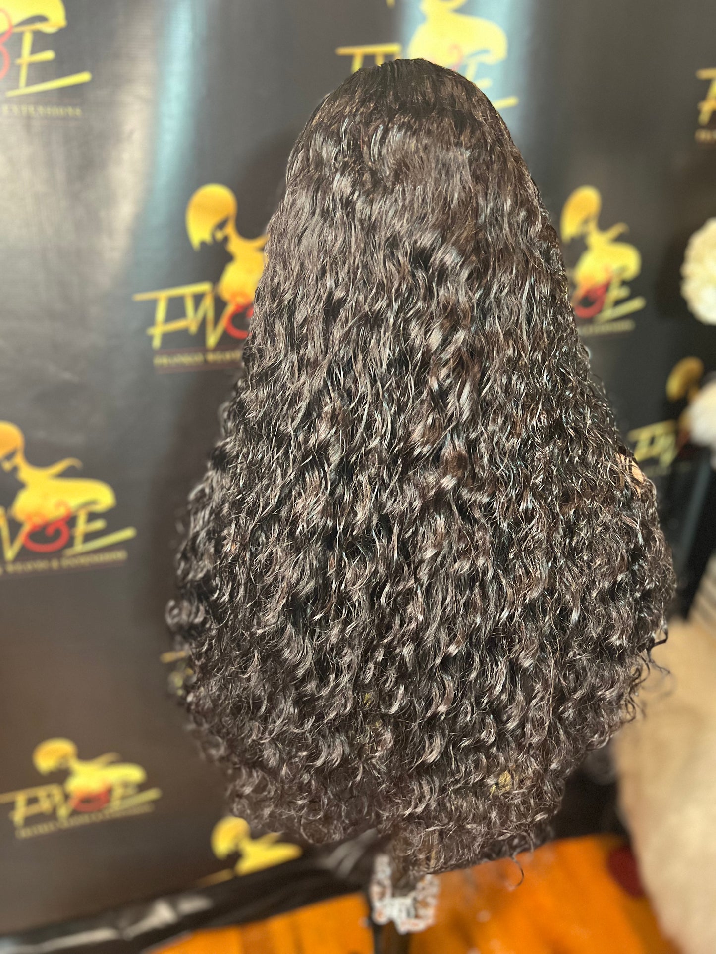 (5) 5*5 HD Deep Curly 20inches