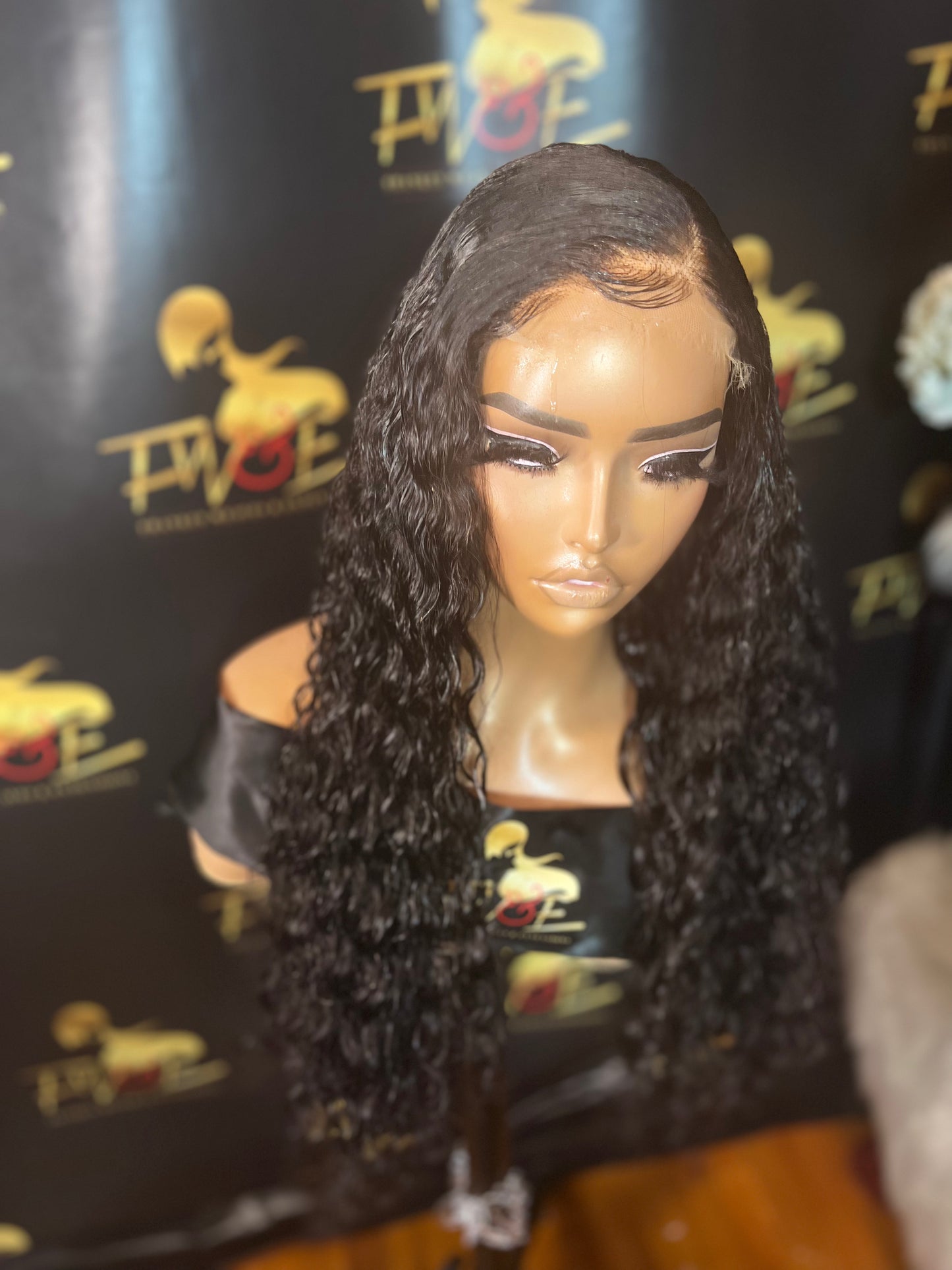 (5) 5*5 HD Deep Curly 20inches